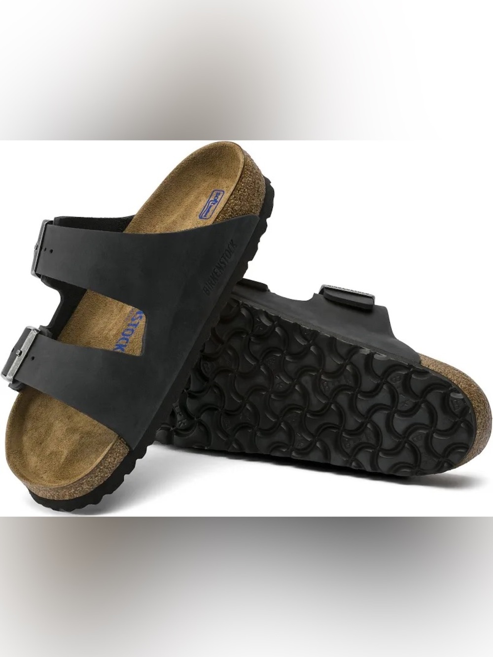 Birkenstock Arizona Black Oiled Leather Sandals (9/40)